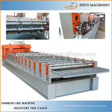 Trapezoidal Wall / Roofing Steel Galvanized Panel Roll Machine formatrice